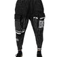 Dolce & Gabbana Black Polka Dot Stripes Cargo Jogger Sweatpants Pants