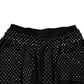 Dolce & Gabbana Black Polka Dot Stripes Cargo Jogger Sweatpants Pants