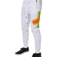 Dolce & Gabbana White Logo Tape Jogger Cotton Sweatpants Pants