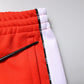 MSGM Red White Mid Waist Men Jogger Sweatpants Pants
