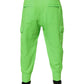 Dolce & Gabbana Neon Green Cargo Jogger Men Sweatpants Pants