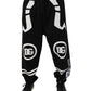 Dolce & Gabbana Black Logo Cotton Jogger Sweatpants Pants