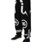 Dolce & Gabbana Black Logo Cotton Jogger Sweatpants Pants