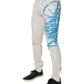 Dolce & Gabbana White Tattered Graffiti Skinny Denim Jeans