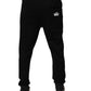 Dolce & Gabbana Black Logo Men Jogger Cotton Sweatpants Pants