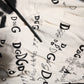 Dolce & Gabbana White Logo Print Men Skinny Sweatpants Pants