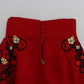 Dolce & Gabbana Enchanted Sicily Embroidered Silk Shorts