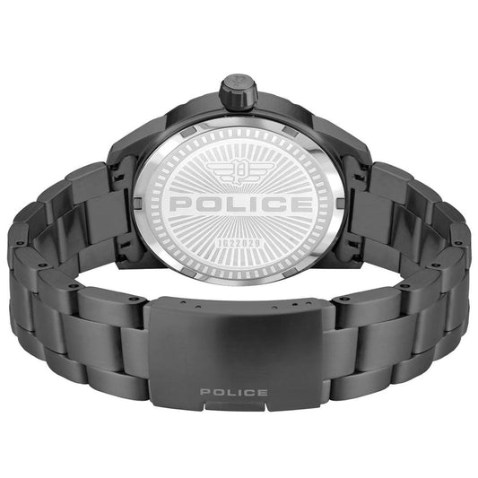 Police Black Stainless Steel Watch