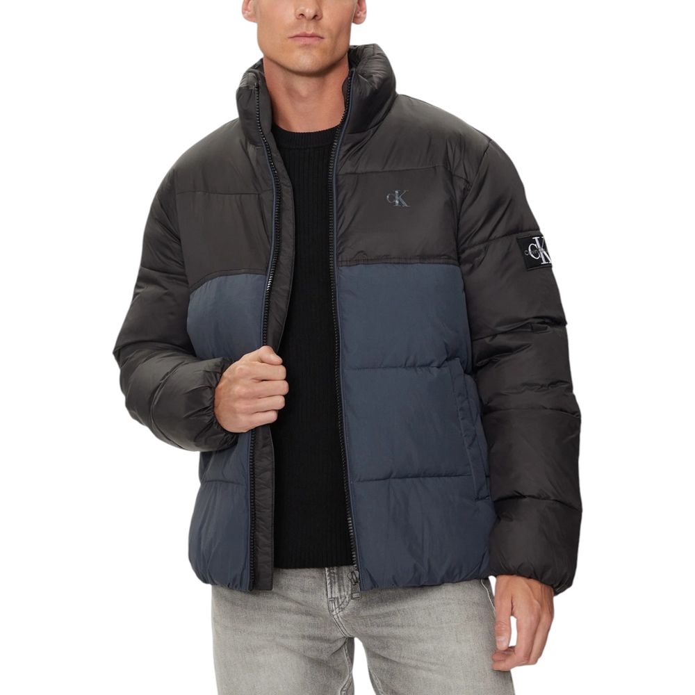 Calvin Klein Jeans Blue Recycled Polyamide Jackets & Coat Mens Jacket