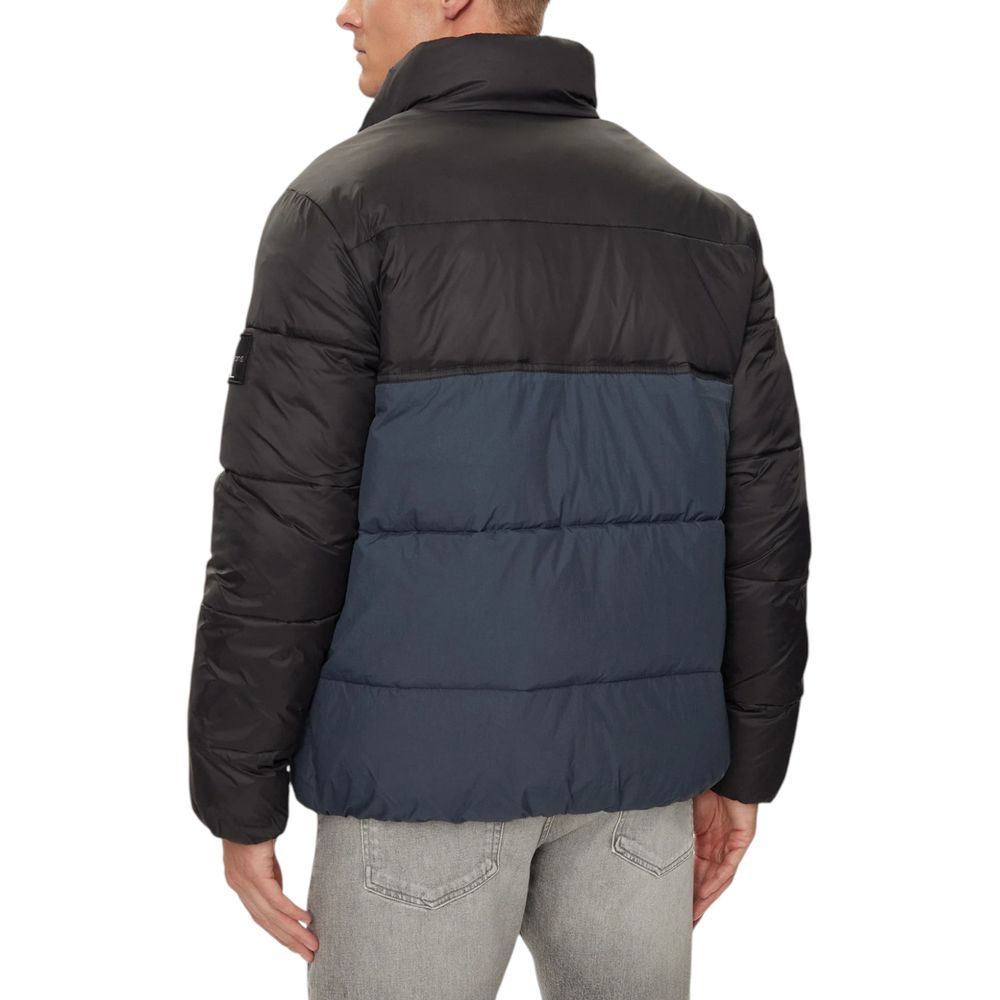 Calvin Klein Jeans Blue Recycled Polyamide Jackets & Coat Mens Jacket
