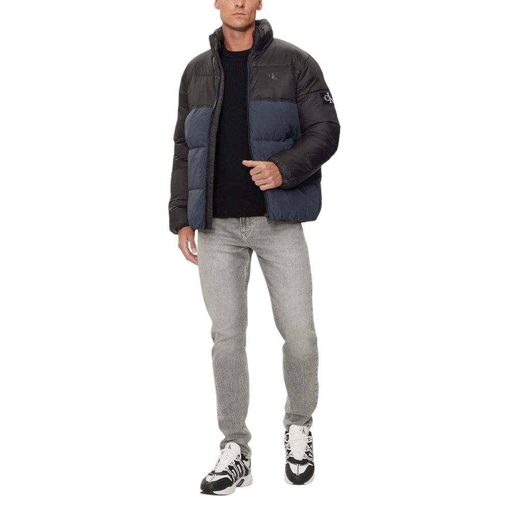 Calvin Klein Jeans Blue Recycled Polyamide Jackets & Coat Mens Jacket