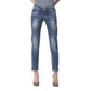 Frankie Morello Blue Other Fibres Women Jeans
