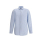 Finamore Light Blue Linen Dress Shirt