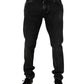 Dolce & Gabbana Black Cotton Stretch Men Skinny Denim Jeans