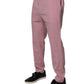 Dolce & Gabbana Pink Cotton Stretch Chino Pants