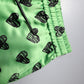Dolce & Gabbana Green Heart Print Cargo Men Bermuda Shorts