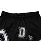 Dolce & Gabbana Black Logo Cotton Bermuda Sweatshorts Shorts