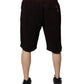 Dolce & Gabbana Bordeaux Cotton Bermuda Sweatshorts Shorts