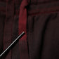 Dolce & Gabbana Bordeaux Cotton Bermuda Sweatshorts Shorts