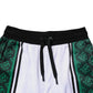 Dolce & Gabbana White Green Men Jersey Sweatshorts Shorts