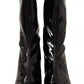 Stuart Weitzman Black Patent Leather High Heels Boots Shoes