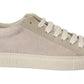 HIDE & JACK Off White Low Top Lace Up Sneakers Shoes