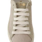 HIDE & JACK Off White Low Top Lace Up Sneakers Shoes