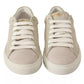 HIDE & JACK Off White Low Top Lace Up Sneakers Shoes