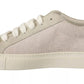 HIDE & JACK Off White Low Top Lace Up Sneakers Shoes