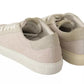 HIDE & JACK Off White Low Top Lace Up Sneakers Shoes