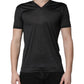 Dolce & Gabbana Dark Gray Silk V-neck Short Sleeves T-shirt