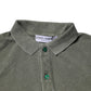 Dolce & Gabbana Army Green Logo Plaque Cotton Polo Shirt T-shirt