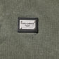 Dolce & Gabbana Army Green Logo Plaque Cotton Polo Shirt T-shirt