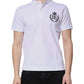 Dolce & Gabbana White Cotton Crown Collared Men Polo T-shirt