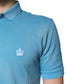 Dolce & Gabbana Blue Cotton Crown Collared Men Polo T-shirt
