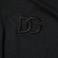 Dolce & Gabbana Black Polyester DG Logo Collared Polo T-shirt