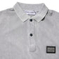 Dolce & Gabbana Gray Logo Plaque Cotton Men Polo Shirt T-shirt