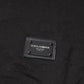 Dolce & Gabbana Dark Gray Logo Plaque Cotton Men Polo Shirt T-shirt Mens T-Shirt