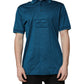 Dolce & Gabbana Blue Logo Cotton Men Polo Shirt T-shirt