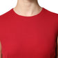 Dolce & Gabbana Red Wool Sleeveless Knee Length A-line Dress