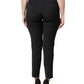 Dolce & Gabbana Black Polyester High Waist Slim Pants