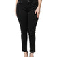 Dolce & Gabbana Black Cotton High Waist Skinny Denim Jeans