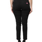 Dolce & Gabbana Black Cotton High Waist Skinny Denim Jeans