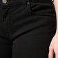 Dolce & Gabbana Black Cotton High Waist Skinny Denim Jeans
