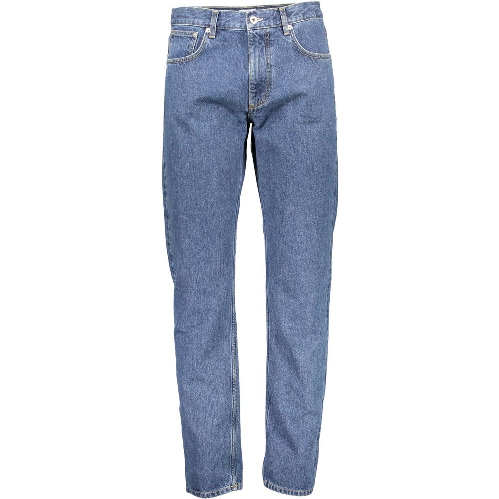 Gant Blue Cotton Straight-Leg Jeans