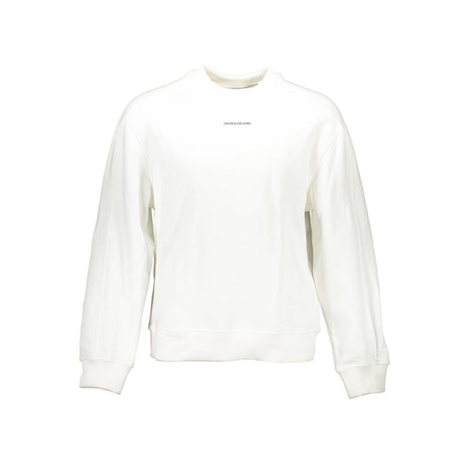 Calvin Klein Bianco Cotton Mens Sweatshirt