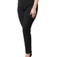 Dolce & Gabbana Black Polyester High Waist Slim Pants