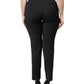 Dolce & Gabbana Black Polyester High Waist Slim Pants
