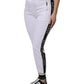 Dolce & Gabbana White Cotton Stretch Jogger Sweatpants Pants