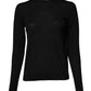 Dolce & Gabbana Black Wool Knit Crew Neck Pullover Sweater